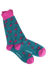 Load image into Gallery viewer, Flamingo Bamboo Socks