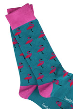 Load image into Gallery viewer, Flamingo Bamboo Socks