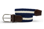 Load image into Gallery viewer, Swole Panda Woven Belt White Stripe