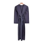 Load image into Gallery viewer, Bown Of London Atlas Navy Dressing Gown
