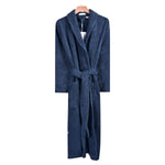 Load image into Gallery viewer, Bown Of London Terry Navy Dressing Gown
