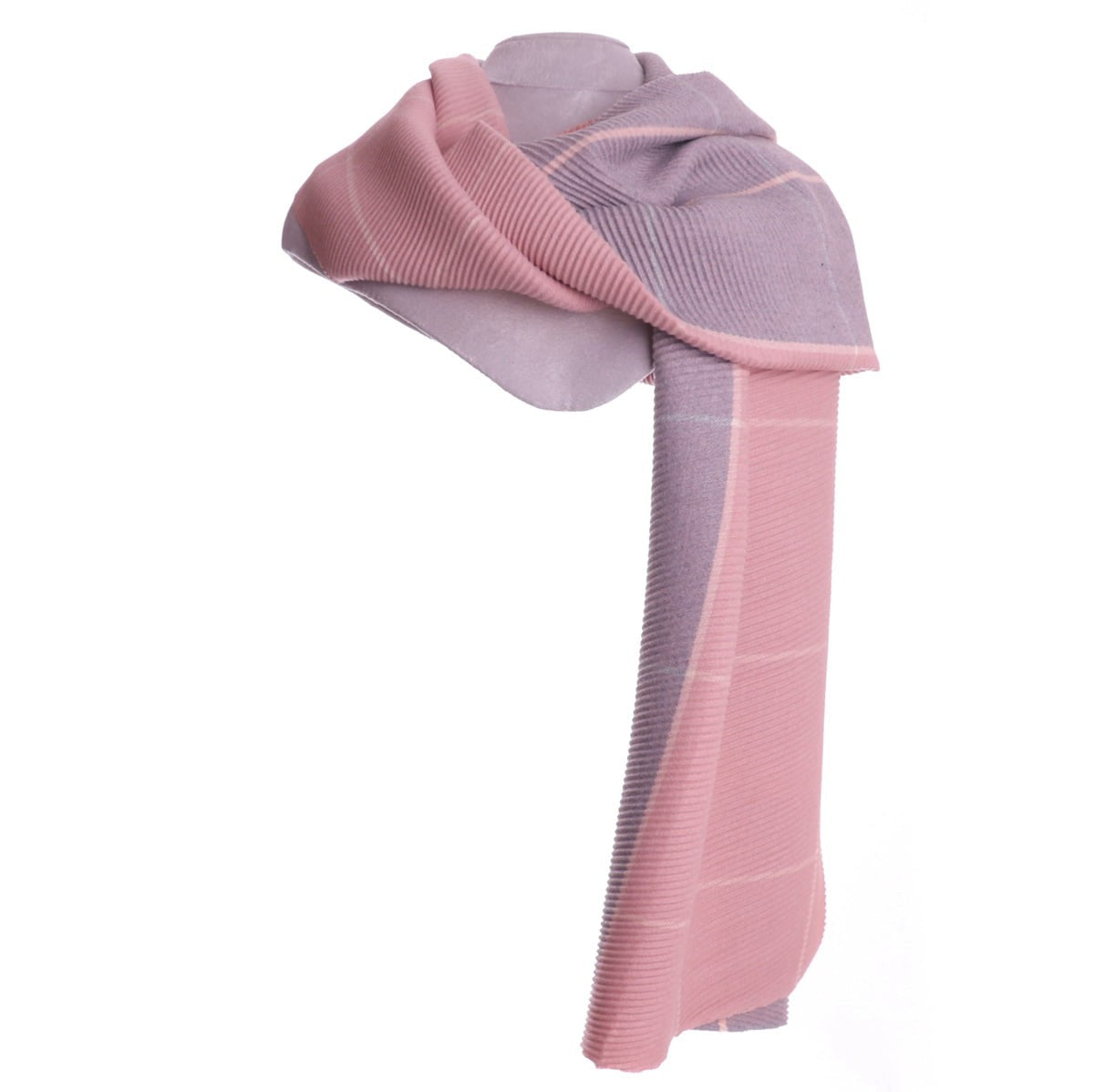 Zelly Check Scarf -PINK