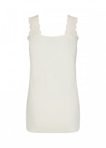 Load image into Gallery viewer, Soya Concept Off White Lace Detail Vest
