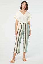 Load image into Gallery viewer, Paz Torras Green Stripe Trousers
