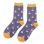 Load image into Gallery viewer, Miss Sparrow Little Boats Socks
