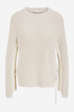 Load image into Gallery viewer, Oui Ribbed Pullover -CREAM
