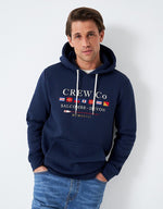 Load image into Gallery viewer, Crew Navy Graphic Hoodie
