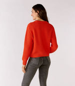 Load image into Gallery viewer, Oui Red Honeycomb Knit
