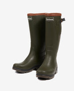 Load image into Gallery viewer, Barbour Tempest Wellington Olive Green Boots
