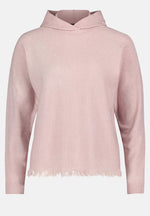 Load image into Gallery viewer, Betty Barclay Pink Fine Knit Hoodie

