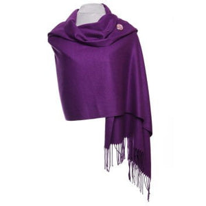 Zelly Purple Pashmina Wrap