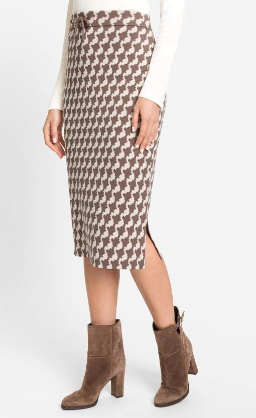 Olsen Bowrn Patterned Skirt