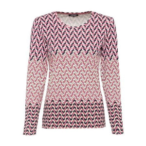Olsen Rose Abstract Print Top