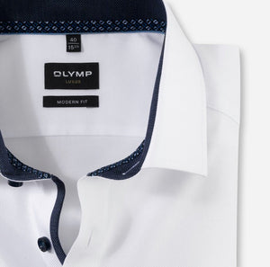 Olymp White Luxor Modern Fit Shirt