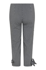Load image into Gallery viewer, Robell Gingham Trousers Black
