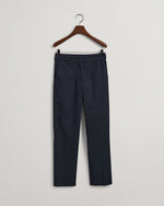 Load image into Gallery viewer, Gant Slim Cigarette Trousers Navy
