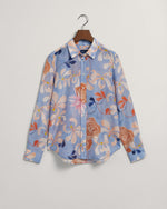 Load image into Gallery viewer, Gant Floral Shirt Blue
