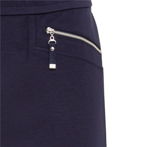Olsen Zip Pocket Skirt Blue