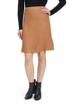 Load image into Gallery viewer, Betty Barclay Boiled Wool Skirt Camel
