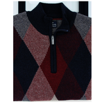 Load image into Gallery viewer, Giordano Half Zip Sweater Stone Red
