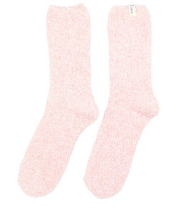 Miss Sparrow Fuzzy Socks Pink