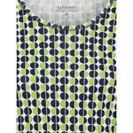 Load image into Gallery viewer, Olsen Dotted Pattern Jersey Top Green
