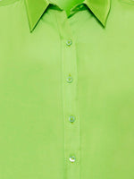Load image into Gallery viewer, Olsen Satin Effect Blouse Green

