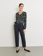 Load image into Gallery viewer, Gerry Weber 7/8 Trousers Navy
