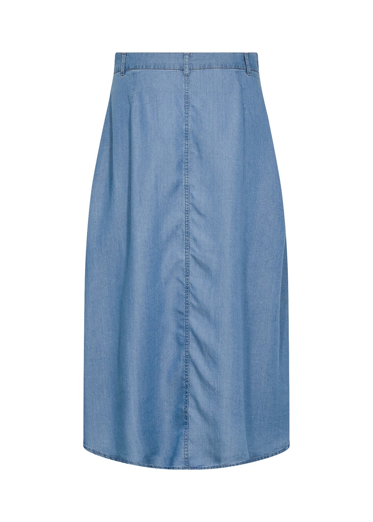 Soya Concept Denim Midi Skirt Blue