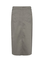 Load image into Gallery viewer, Soya Concept Denim Midi Skirt Grey
