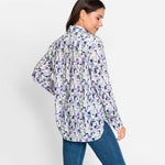 Load image into Gallery viewer, Olsen Graphic Print Shirt Lilac
