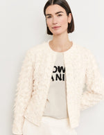 Load image into Gallery viewer, Gerry Weber Jacket With Fringing Cream

