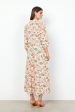 Load image into Gallery viewer, Soya Concept Floral Maxi Dress Pink
