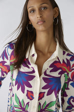 Load image into Gallery viewer, Oui Silky Floral Blouse Multi
