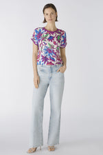 Load image into Gallery viewer, Oui Contrast Blouse Multi
