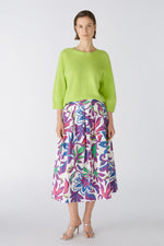 Load image into Gallery viewer, Oui Cotton Midi Skirt Multi
