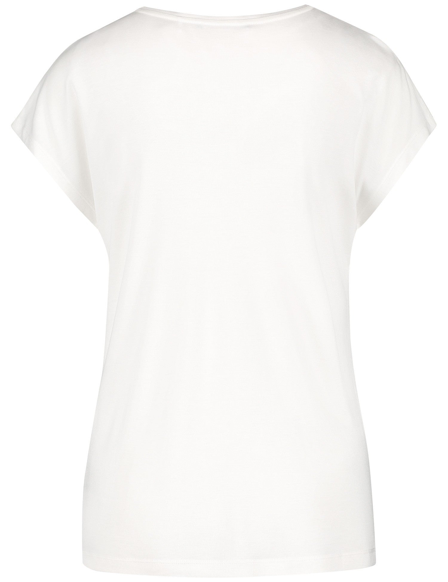 Taifun Sqeuin Embellished T-Shirt Off White