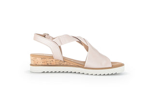 Gabor Twisted Wedge Pink