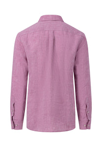 Fynch Hatton Pure Linen Shirt Lavender