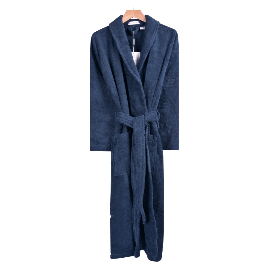Bown Of London Nua Navy Dressing Gown