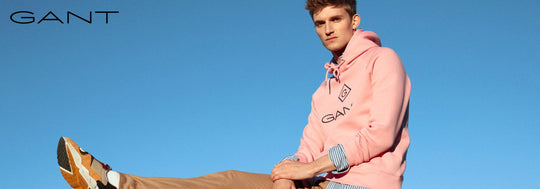 Man wearing Gant Hoodie