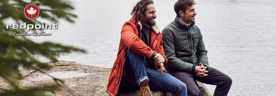 Two mens wearing Redpoint coats