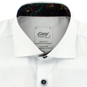 Oscar of Sweden Regular Fit Shirt White