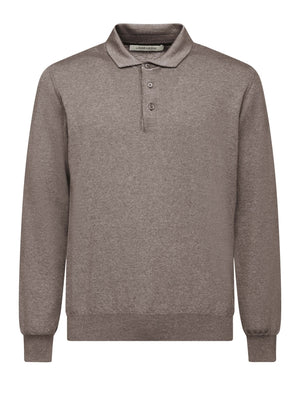 Light Brown Button Polo
