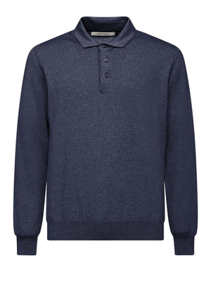 Denim Button Polo