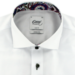 Load image into Gallery viewer, Oscar of Sweden Slim Fit Twill Shirt White
