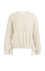Load image into Gallery viewer, Beige Tie Detail Sweater
