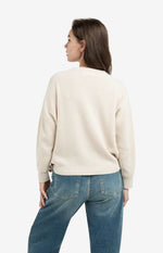 Load image into Gallery viewer, Beige Tie Detail Sweater
