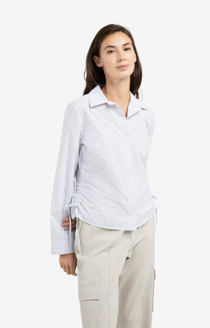 Grey Stripe Blouse