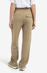 Load image into Gallery viewer, Beige Wide Leg Trousers
